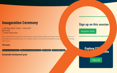 How to sign up for CCW2022 sessions